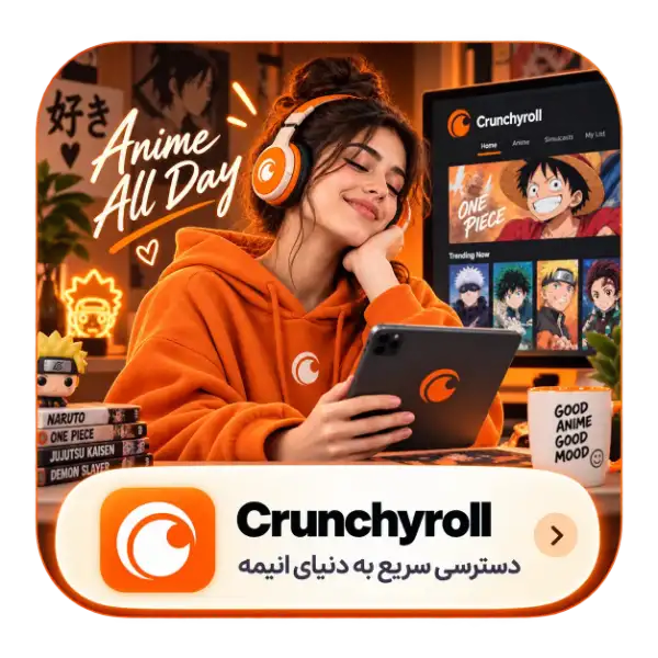 خرید اشتراک کرانچی رول (Crunchyroll)
